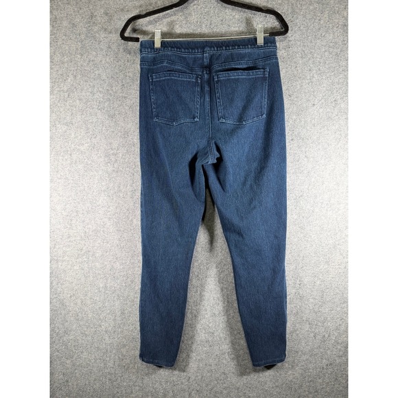 SPANX Jeans Women Large Denim Blue Stretch Slim Fit Skinny Modern comfort - Picture 6 of 8